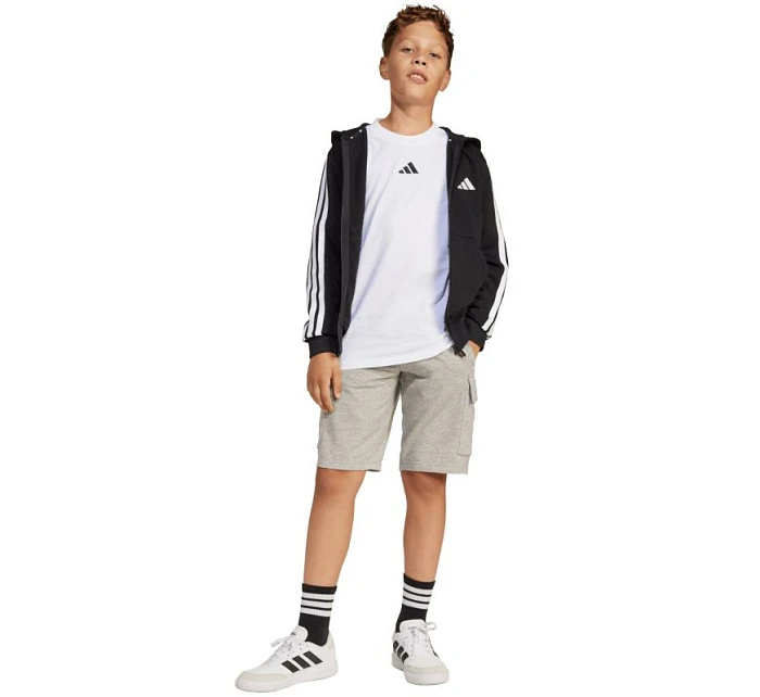 Dětská mikina Essentials FullZip černobílá model 21720560 - ADIDAS