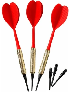 PLASTOVÉ ŠÍPKY 3KS BEZPEČNÉ NAJLEPŠIE ŠPORTY - ČERVENÉ