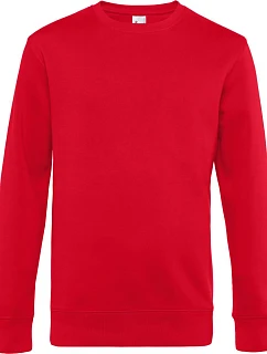 B&C KING Crew Neck_° Pánska mikina 01.U01K červená