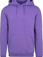 Build your Brand BY 011 Mikina s kapucňou z hrubej bavlny 56.0011 ultra violet