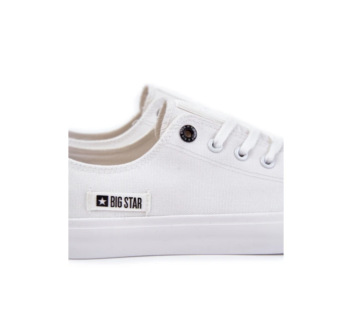 Pánské tenisky z materiálu Big Star Bílé model 21594567 - Big Star Shoes