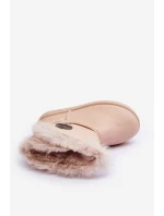 Dětské zimní boty s kožešinou Bežové Big Star model 21637213 - Big Star Shoes