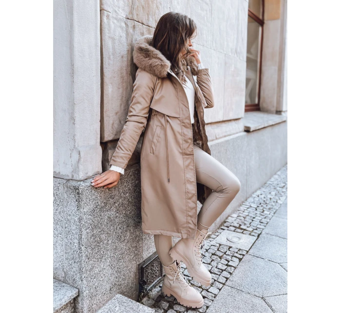 Dámská zimní bunda parka beige Dstreet model 21971507 - FashionStreet