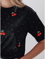 Dámské tričko černá Dstreet model 21988890 - FashionStreet Dámské tričko černá Dstreet model 21988890 - FashionStreet