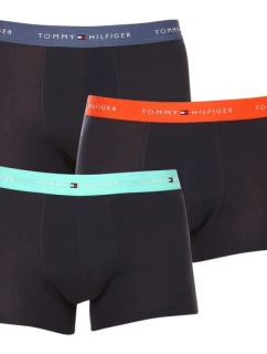 Pánské boxerky Tommy Hilfiger 3-Pack tmavě modrá bavlna