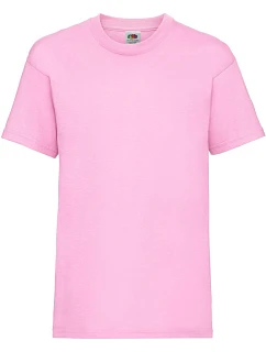 Fruit of the Loom Kids Valueweight T Detské tričko 16.1033 svetloružové