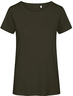 Dámské tričko bio premium 40. khaki model 22536645 - Promodoro