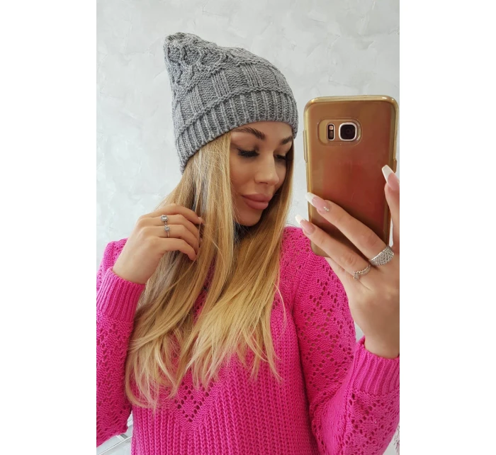 Fleecová čiapka Marta K231 tmavo šedá Fleecová čiapka Marta K231 tmavo šedá