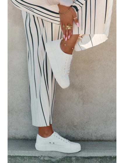 Textilní Dámské Tenisky Big Star model 21692182 Bílé - Big Star Shoes Textilní Dámské Tenisky Big Star model 21692182 Bílé - Big Star Shoes