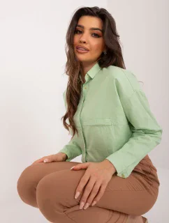 Košeľa BP KS 1019.73 pistácií