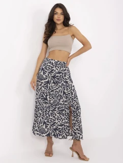 Sukňa D73771M50222B tmavomodrá