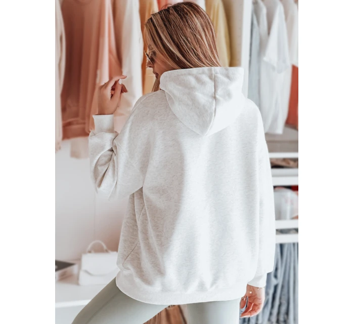 Dámska oversize mikina MINMIN LOVE sivá FashionStreet BY1496