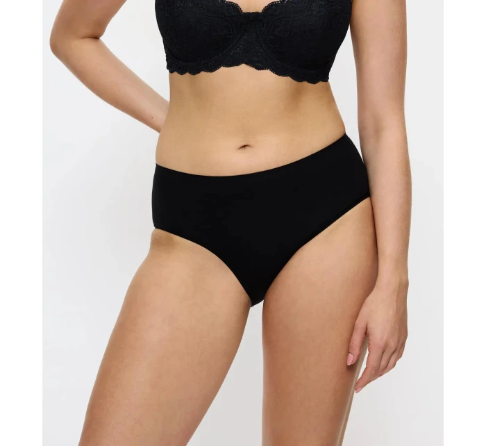 Dámske nohavičky Sense Of Cotton Midi - BLACK - black 0004 - TRIUMPH