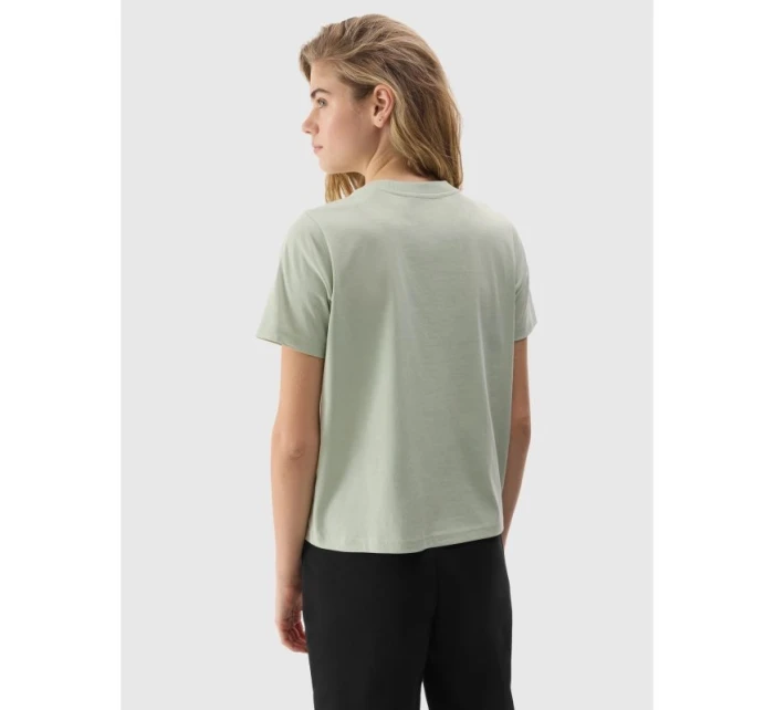 Dámske hladké tričko z organickej bavlny 4F