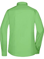 JN 677 Popelínová halenka s dlouhým rukávem model 22436607 lime green - Daiber JN 677 Popelínová halenka s dlouhým rukávem model 22436607 lime green - Daiber