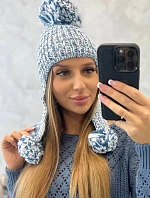 Dámska ušianka Emma K343 denim