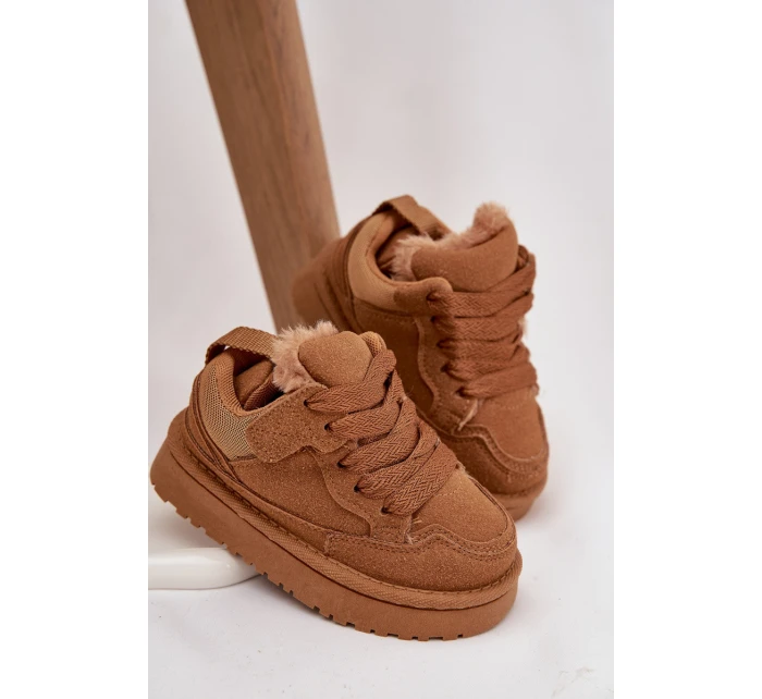 Dětské tenisky s podšívkou Camel model 21718540 - Boto Dětské tenisky s podšívkou Camel model 21718540 - Boto