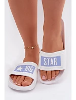 Dámské pantofle Big Star TT274A002 Bílomodré Dámské pantofle Big Star TT274A002 Bílomodré