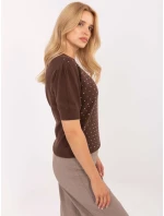 Jumper PM SW PM 5060.06 hnedý Jumper PM SW PM 5060.06 hnedý