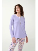 Bavlnené pyžamo Lavender Sweet 21300 - Vamp