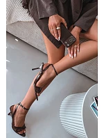 Sandále na podpätku model 226515 Vykročte štýlovo