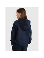 Bluza dresowa rozpinana z kapturem dziewczęca 4F 4FJWMM00TSWSF1861-31S