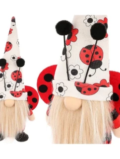 SKRZAT GNOM BIEDRONKA BOY 24CM DEKORACJA WIOSENNA dětské