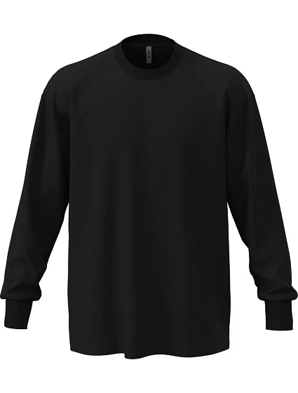 Next Level Apparel N 7211 Ťažké oversize tričko s dlhým rukávom 08.7211 čierne Next Level Apparel N 7211 Ťažké oversize tričko s dlhým rukávom 08.7211 čierne