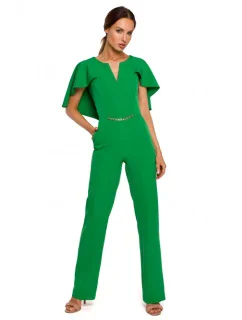 M670 Kombinéza s volánikmi - zelená