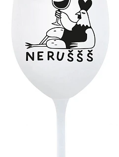 NERUŠŠŠ - pohár na biele víno 350 ml