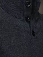 Pánský svetr se stojáčkem tmavě modrý Dstreet model 21995601 - FashionStreet