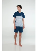 Pyžamo s knoflíkovou légou model 19698512 - Vamp