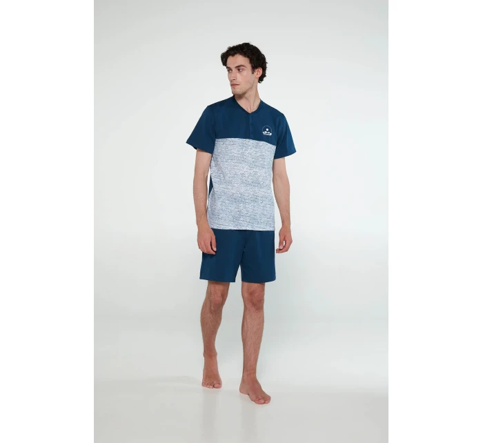 Pyžamo s knoflíkovou légou model 19698512 - Vamp