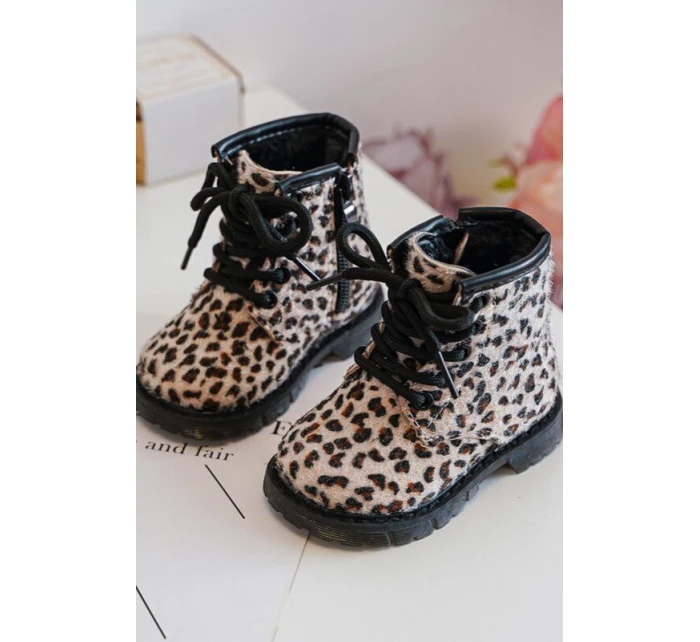 Dětské Botky s Zipem Bežové model 21636505 - Boto