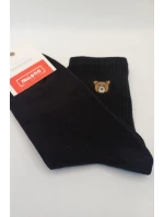 Dámské ponožky Medvídek Černé