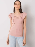 Blúzka DHJ BZ 13301.34P svetlo ružová