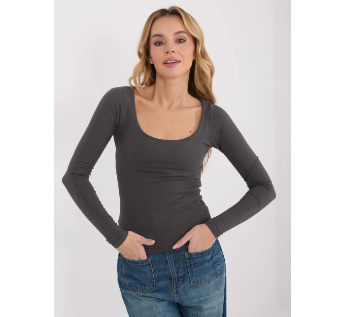 Blúzka WT BZ A1174.29P grafitová