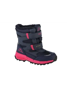 Detská zimná členková obuv Jr 260903K 6722 Dark Blue with Pink - Kappa
