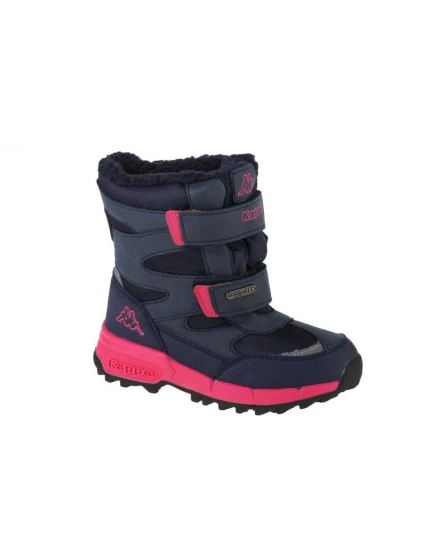 Detská zimná členková obuv Jr 260903K 6722 Dark Blue with Pink - Kappa
