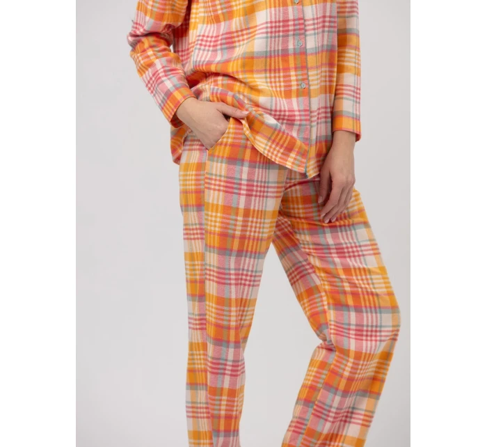 Pyžamo Key LNS 473 B24 Flanelové dlhé/r S-XL otvoriteľné Pyžamo Key LNS 473 B24 Flanelové dlhé/r S-XL otvoriteľné