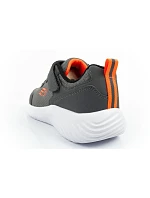 Detská športová obuv Skechers Bounder na suchý zips, ľahká, módna, sivá