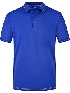 Daiber JN 569 Pánske elastické polo tričko z džerseju 02.0569 royal/white