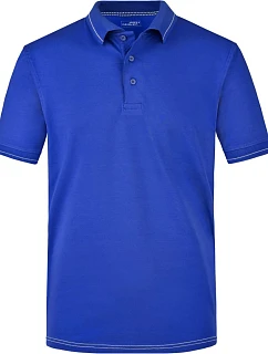 Daiber JN 569 Pánske elastické polo tričko z džerseju 02.0569 royal/white