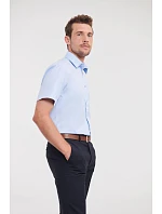 Košile s krátkým rukávem, vzor rybí kost 11. white model 22476040 - Russell Athletic Košile s krátkým rukávem, vzor rybí kost 11. white model 22476040 - Russell Athletic