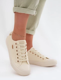 Dámské tenisky Big Star model 22016655 Světle béžové - Big Star Shoes