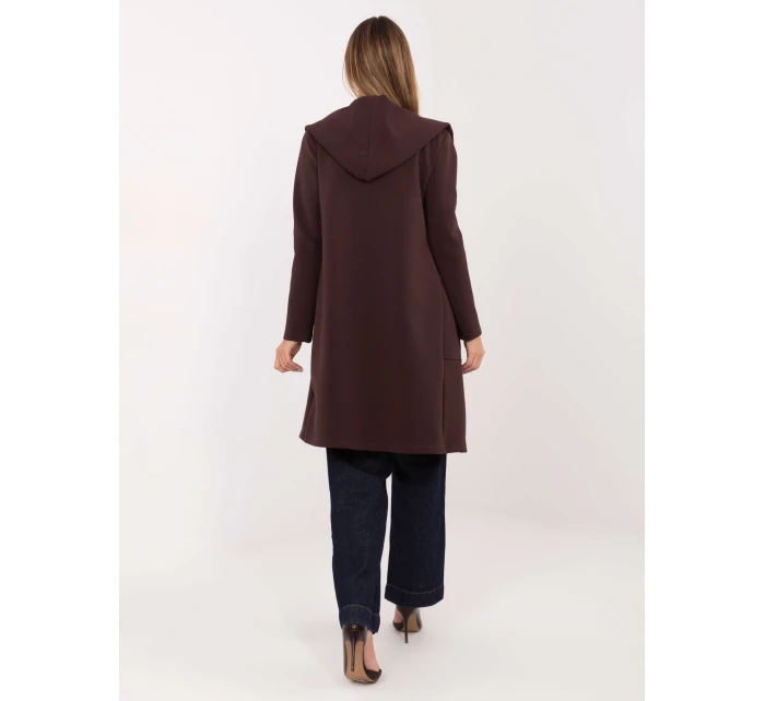 Kabát MJ SK H5031.93 tmavohnedý