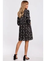 model 18002734 Šaty s nařasenými rukávy model 8 - Moe model 18002734 Šaty s nařasenými rukávy model 8 - Moe