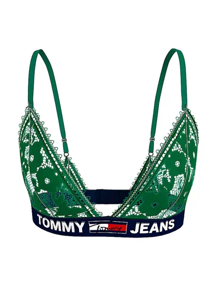 Dámska čipkovaná podprsenka Undersized Jeans UW0UW03508-L30 - Tommy Hilfiger Dámska čipkovaná podprsenka Undersized Jeans UW0UW03508-L30 - Tommy Hilfiger