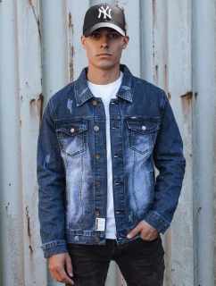 Pánská džínová bunda modrá Dstreet model 21980241 - FashionStreet