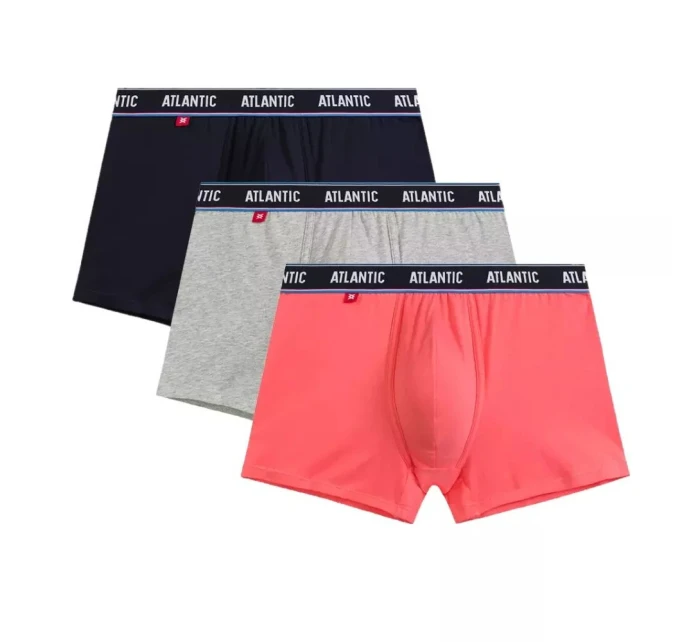 Pánské boxerky 3 pack 214 model 21412301 - Atlantic Pánské boxerky 3 pack 214 model 21412301 - Atlantic
